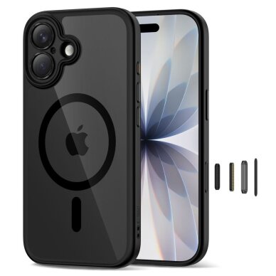 iPhone 17 Tech-Protect MagPeak MagSafe CC dėklas – skaidriai juodas 1 iPhone 17 Tech-Protect MagPeak MagSafe CC dėklas – skaidriai juodas 1
