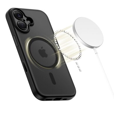 iPhone 17 Tech-Protect MagPeak MagSafe CC dėklas – matinės juodos spalvos 1 iPhone 17 Tech-Protect MagPeak MagSafe CC dėklas – matinės juodos spalvos 1
