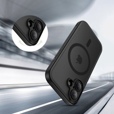 iPhone 17 Tech-Protect MagPeak MagSafe CC dėklas – matinės juodos spalvos 4 iPhone 17 Tech-Protect MagPeak MagSafe CC dėklas – matinės juodos spalvos 4