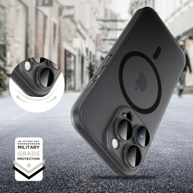 Tech-Protect MagSlim MagSafe Dėklas iPhone 16 Pro Max - permatomas 4 Tech-Protect MagSlim MagSafe Dėklas iPhone 16 Pro Max - permatomas 4