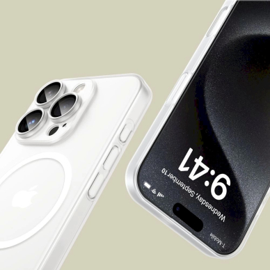 Tech-Protect MagSlim MagSafe Dėklas iPhone 16 Pro Max - Baltas 3 Tech-Protect MagSlim MagSafe Dėklas iPhone 16 Pro Max - Baltas 3