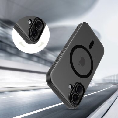 iPhone 17 dėklas Tech-Protect MagSlim su MagSafe – matinės juodos spalvos 4 iPhone 17 dėklas Tech-Protect MagSlim su MagSafe – matinės juodos spalvos 4