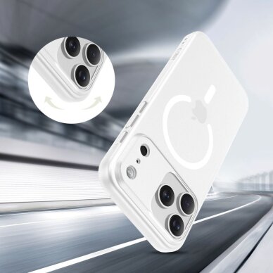 iPhone 17 Pro Max dėklas Tech-Protect MagSlim su MagSafe – matinės baltos spalvos 4 iPhone 17 Pro Max dėklas Tech-Protect MagSlim su MagSafe – matinės baltos spalvos 4