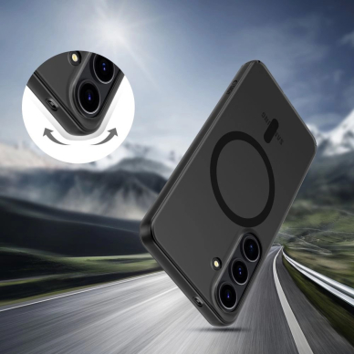 Tech-Protect MagSlim MagSafe Dėklas Samsung Galaxy S25 - Juodas 3 Tech-Protect MagSlim MagSafe Dėklas Samsung Galaxy S25 - Juodas 3