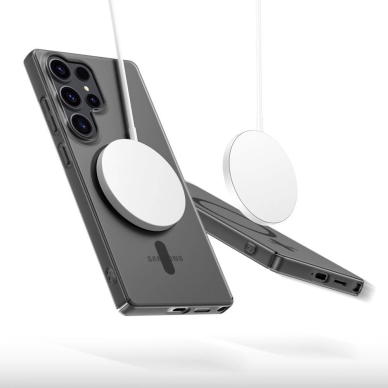 Samsung Galaxy S25 Edge – Tech-Protect MagSlim MagSafe dėklas - Matinis juodas 1