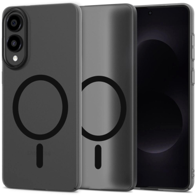 Samsung Galaxy S25 Edge – Tech-Protect MagSlim MagSafe dėklas - Matinis juodas