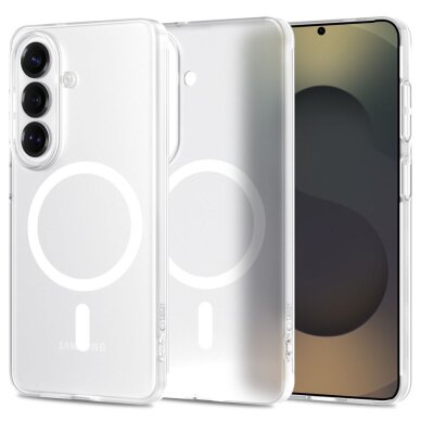 Samsung Galaxy S26 Tech-Protect MagSlim MagSafe dėklas – matinis skaidrus Samsung Galaxy S26 Tech-Protect MagSlim MagSafe dėklas – matinis skaidrus