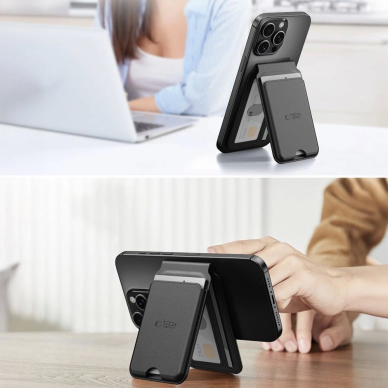 Universalus – Tech-Protect MagWallet Stand MagSafe dėklas - Juodas 3
