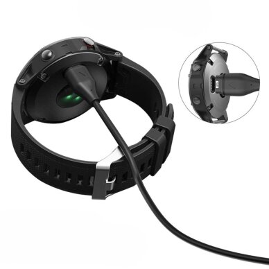 Įkrovimo laidas Tech-Protect MC04 UltraBoost USB-A Garmin Watch 1m – juodas 1 Įkrovimo laidas Tech-Protect MC04 UltraBoost USB-A Garmin Watch 1m – juodas 1