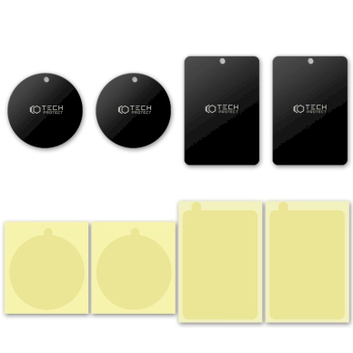 Tech-Protect MetalPlate magnetic plates Automobilinis laikikliss - Juodas (4 pcs.) 3 Tech-Protect MetalPlate magnetic plates Automobilinis laikikliss - Juodas (4 pcs.) 3