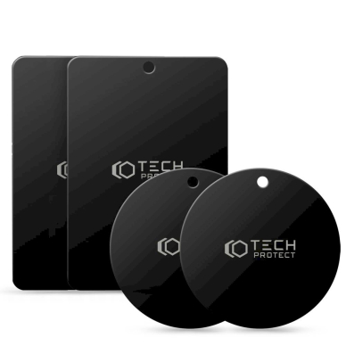Tech-Protect MetalPlate magnetic plates Automobilinis laikikliss - Juodas (4 pcs.) Tech-Protect MetalPlate magnetic plates Automobilinis laikikliss - Juodas (4 pcs.)
