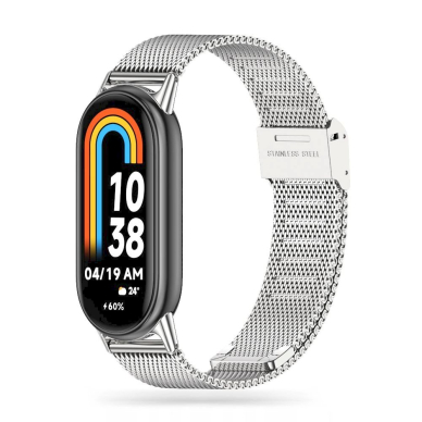 Tech-Protect MilaneseBand Apyrankė Xiaomi Smart Band 8 / 8 NFC - Silver Tech-Protect MilaneseBand Apyrankė Xiaomi Smart Band 8 / 8 NFC - Silver