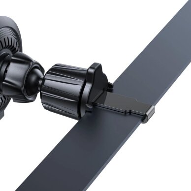 Automobilinis laikiklis Tech-Protect MM15W-V4 magnetinis MagSafe 15W prietaisų skydeliui / stiklui / vėdinimo angai – juodas 7 Automobilinis laikiklis Tech-Protect MM15W-V4 magnetinis MagSafe 15W prietaisų skydeliui / stiklui / vėdinimo angai – juodas 7