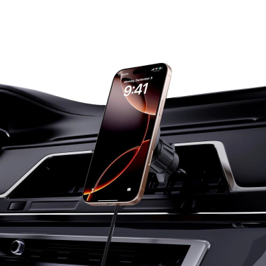 Tech-Protect MM15W-V7 QI2 automobilinis laikiklis su indukciniu įkrovikliu – juodas 6