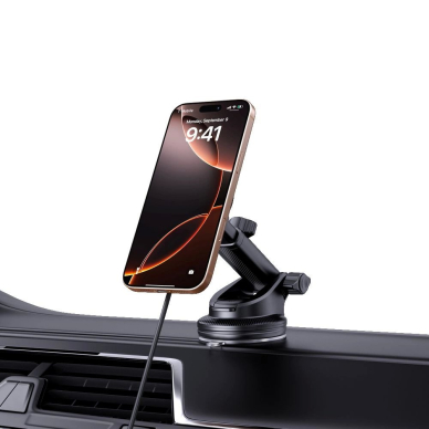 Tech-Protect MM15W-V7 QI2 automobilinis laikiklis su indukciniu įkrovikliu – juodas 7