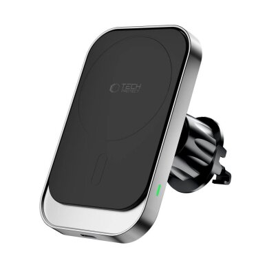 Automobilinis laikiklis Tech-Protect MM15W-V9 su MagSafe prietaisų skydeliui ir vėdinimo angai 15W – juodas 5 Automobilinis laikiklis Tech-Protect MM15W-V9 su MagSafe prietaisų skydeliui ir vėdinimo angai 15W – juodas 5