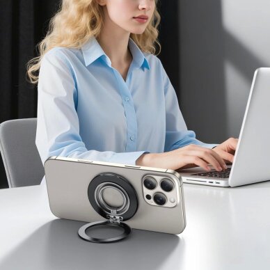 Telefono laikiklis Tech-Protect MMR600 su MagSafe – juodas 2 Telefono laikiklis Tech-Protect MMR600 su MagSafe – juodas 2