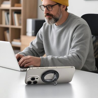 Telefono laikiklis Tech-Protect MMR600 su MagSafe – juodas 3