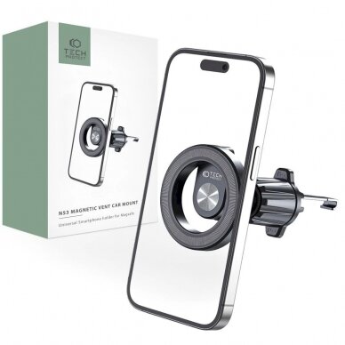 Tech-Protect N53 car Telfono laikiklis MagSafe air vent - Juodas Tech-Protect N53 car Telfono laikiklis MagSafe air vent - Juodas