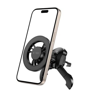 Automobilinis laikiklis Tech-Protect N56 magnetinis MagSafe vėdinimo angai – juodas 1 Automobilinis laikiklis Tech-Protect N56 magnetinis MagSafe vėdinimo angai – juodas 1