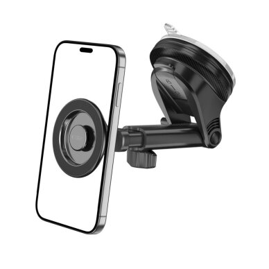 Automobilinis laikiklis Tech-Protect N58 magnetinis su MagSafe prietaisų skydeliui, stiklui ar vėdinimo angai – juodas 6