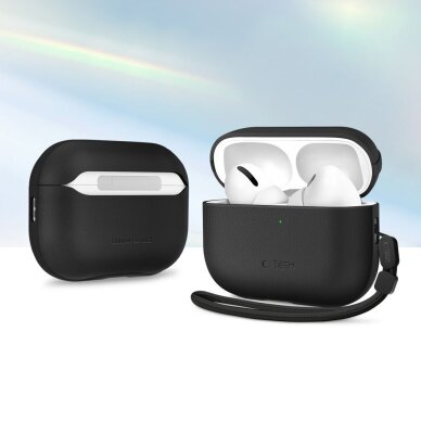 AirPods Pro 3 Tech-Protect NaturalFit dėklas – juodas 8
