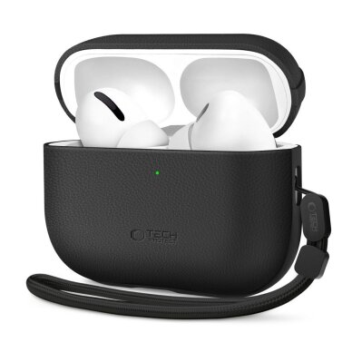 AirPods Pro 3 Tech-Protect NaturalFit dėklas – juodas AirPods Pro 3 Tech-Protect NaturalFit dėklas – juodas