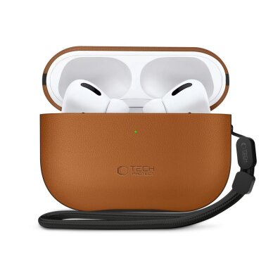 AirPods Pro 3 Tech-Protect NaturalFit dėklas – rudas 1 AirPods Pro 3 Tech-Protect NaturalFit dėklas – rudas 1