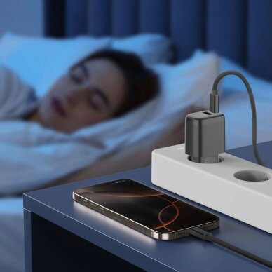 Sieninis įkroviklis Tech-Protect NCA20 PD 20W / QC3.0 USB-A / USB-C – juodas 6