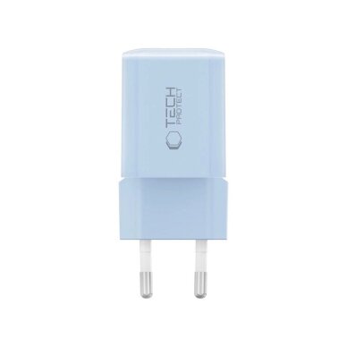 Sieninis įkroviklis Tech-Protect NCM33W 2 jungčių PD33W/QC3.0 – mėlynas 2 Sieninis įkroviklis Tech-Protect NCM33W 2 jungčių PD33W/QC3.0 – mėlynas 2
