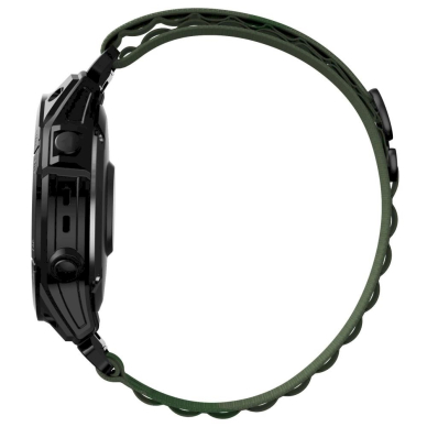 Tech-Protect Nylon Pro Apyrankė Garmin Fenix 5/6/6 Pro/7 - tamsiai žalias 1 Tech-Protect Nylon Pro Apyrankė Garmin Fenix 5/6/6 Pro/7 - tamsiai žalias 1