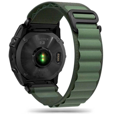 Tech-Protect Nylon Pro Apyrankė Garmin Fenix 5/6/6 Pro/7 - tamsiai žalias Tech-Protect Nylon Pro Apyrankė Garmin Fenix 5/6/6 Pro/7 - tamsiai žalias