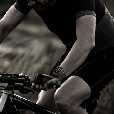 Apple Watch 44 / 45 / 46 / 49 mm Tech-Protect Nylon Slip nailoninis dirželis – juodas 5 Apple Watch 44 / 45 / 46 / 49 mm Tech-Protect Nylon Slip nailoninis dirželis – juodas 5