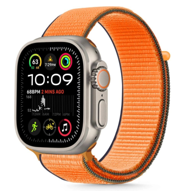 Apple Watch 44 / 45 / 46 / 49 mm Tech-Protect Nailoninis dirželis – oranžinis Apple Watch 44 / 45 / 46 / 49 mm Tech-Protect Nailoninis dirželis – oranžinis