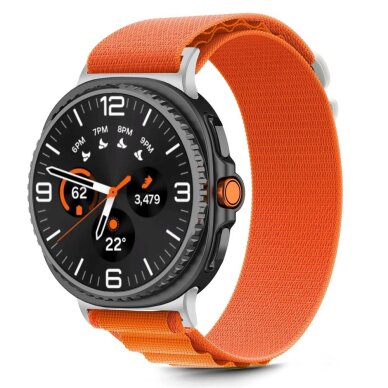 Samsung Galaxy Watch 40/44/46 mm Tech-Protect Nylon Stripe nailoninis dirželis – oranžinis 2
