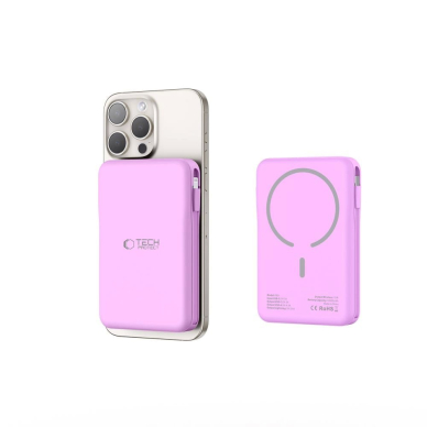 Tech-Protect PB31 MagSafe Powerbank 10000mAh – violetinis 5