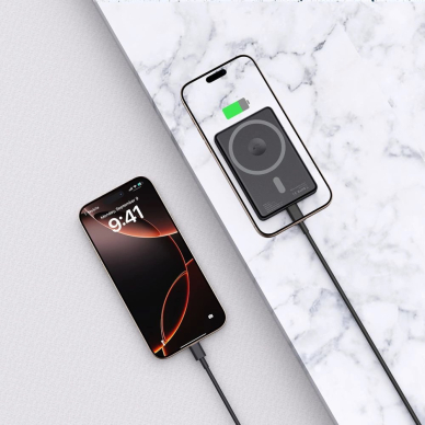 Tech-Protect PB33 LifeMag MagSafe Powerbank 5000mAh – juodas 5