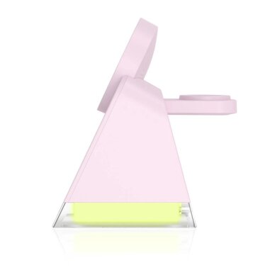 Belaidis įkroviklis Tech-Protect QI15W-A43 3in1 indukcinis su MagSafe – rožinis 4 Belaidis įkroviklis Tech-Protect QI15W-A43 3in1 indukcinis su MagSafe – rožinis 4