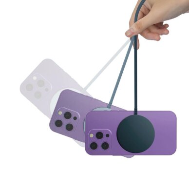 Belaidis įkroviklis Tech-Protect QI15W-A44 magnetinis su MagSafe – mėlynas 3 Belaidis įkroviklis Tech-Protect QI15W-A44 magnetinis su MagSafe – mėlynas 3