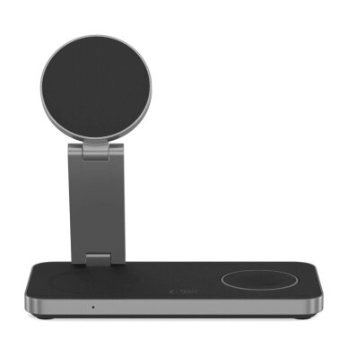 Belaidis įkroviklis Tech-Protect QI15W-A47 MagSafe 3in1 su USB-C laidu – juodas 4