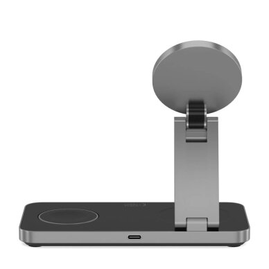 Belaidis įkroviklis Tech-Protect QI15W-A47 MagSafe 3in1 su USB-C laidu – juodas 5 Belaidis įkroviklis Tech-Protect QI15W-A47 MagSafe 3in1 su USB-C laidu – juodas 5