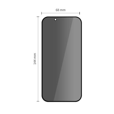 iPhone 13 / 13 Pro / 14 / 16e Tech-Protect Quick Set Spy+ 2-pack privatumo stiklas 1
