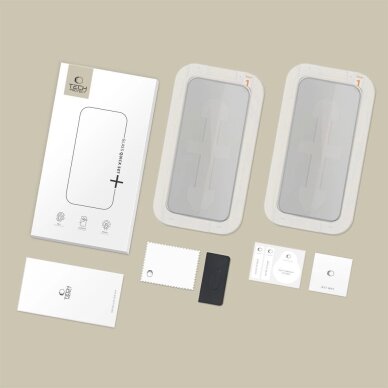 iPhone 16 Pro Max Tech-Protect Quick Set Spy+ 2-pack privatumo stiklas 7