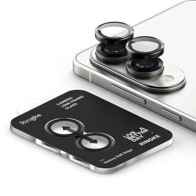 Samsung Galaxy S25 Edge Tech-Protect Quick Set+ grūdintas stiklas – skaidrus 2