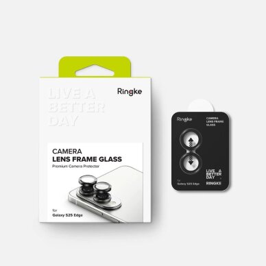 Samsung Galaxy S25 Edge Tech-Protect Quick Set+ grūdintas stiklas – skaidrus 7