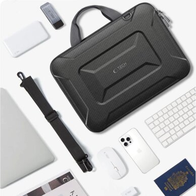 Nešiojamojo kompiuterio dėklas Tech-Protect Ranger-X Tactical 13–14" – juodas 8