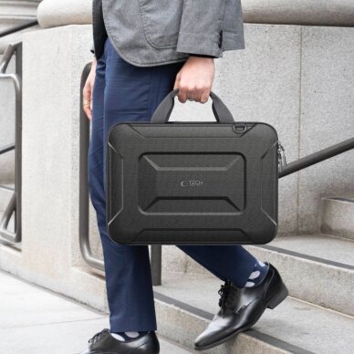 Nešiojamojo kompiuterio dėklas Tech-Protect Ranger-X Tactical 13–14" – juodas 11