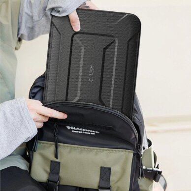 Nešiojamojo kompiuterio dėklas Tech-Protect Ranger-X Tactical 13–14" – juodas 9