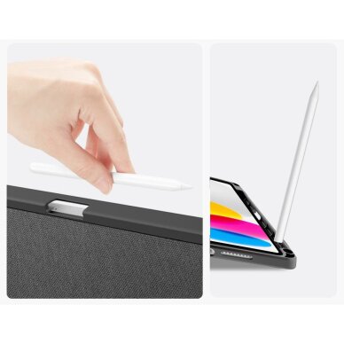 Akcija! iPad 10.9” 2022 / iPad 11” 2025 Tech-Protect SC Pen Canvas dėklas – pilkas  8