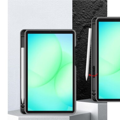 Samsung Galaxy Tab A9 / A11 8.7 (X110 / X115 / X133 / X135) Tech-Protect SC Pen Canvas dėklas – pilkas 10 Samsung Galaxy Tab A9 / A11 8.7 (X110 / X115 / X133 / X135) Tech-Protect SC Pen Canvas dėklas – pilkas 10